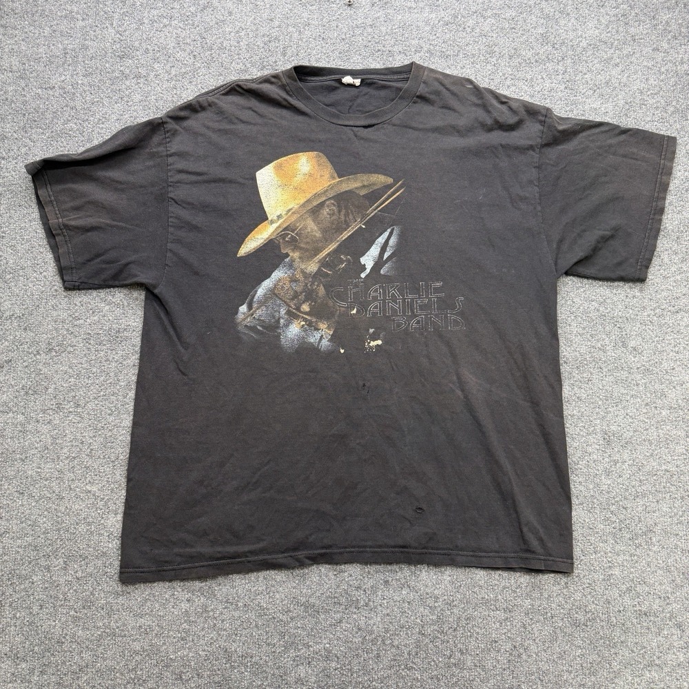 Vintage Charlie Daniels Band Mens Size Large/XL Graphic
